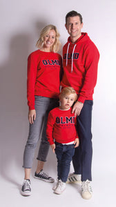 QLMD Hoodie Frottee 3D rot