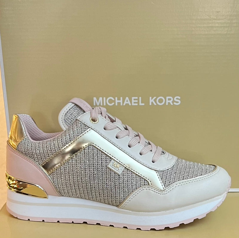 Authentic Maddy Leather and Glitter Chain-Mesh Trainer - Michael Kors – MC  FASHION CLOSET