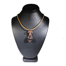 Load image into Gallery viewer, Essential Oil Diffuser Sterling Silver Copper Wire Wrapped Necklace | Grace Andersen Designs