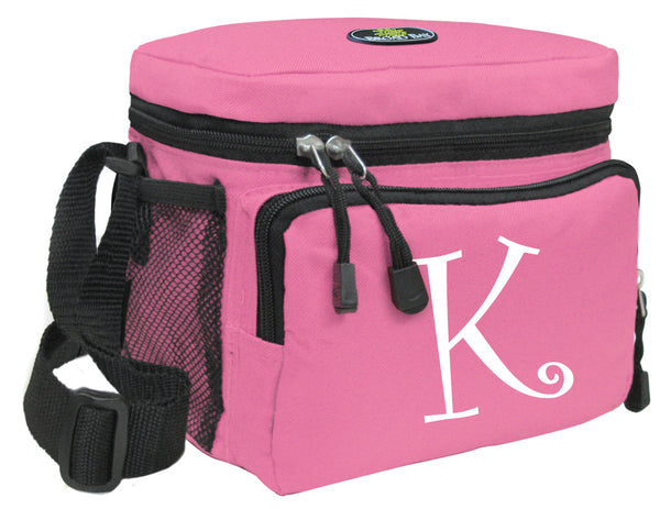 monogram lunch bag