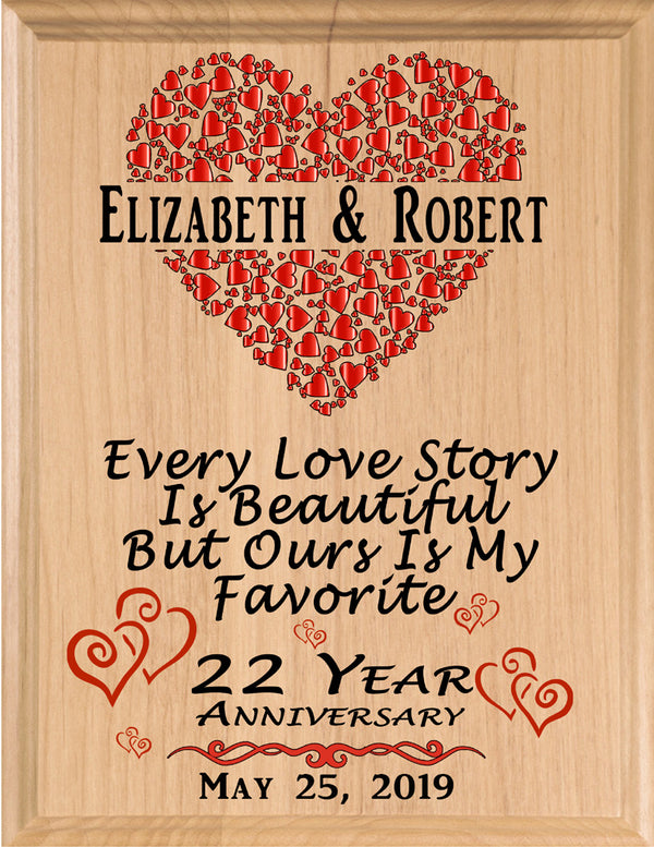 personalized-22-year-anniversary-gift-sign-every-love-story-broad-bay