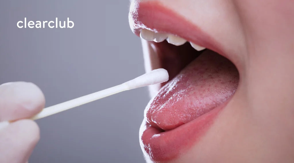 Testing saliva composition for mouthguard-related bad breath