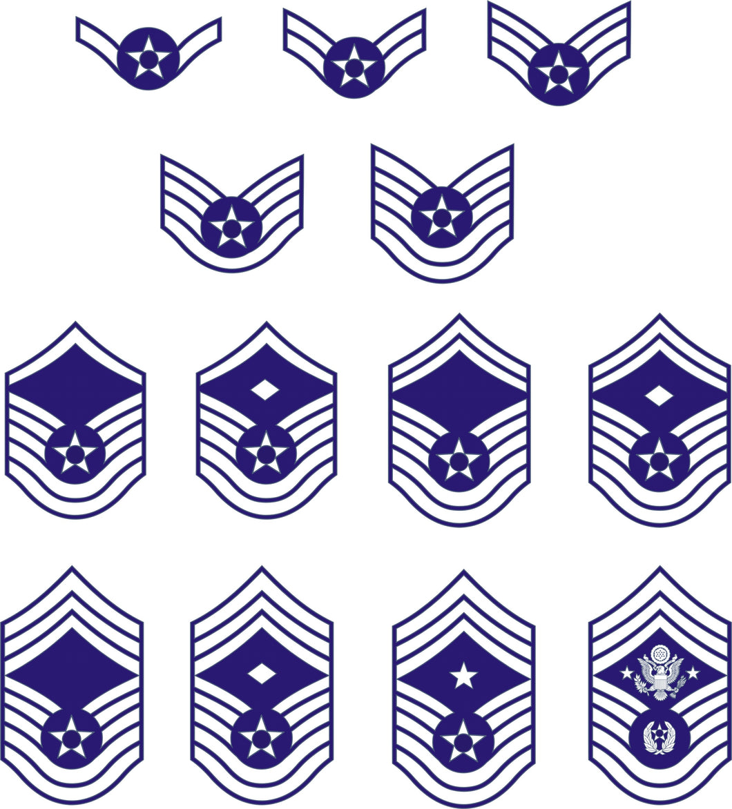 usaf enlisted ranks