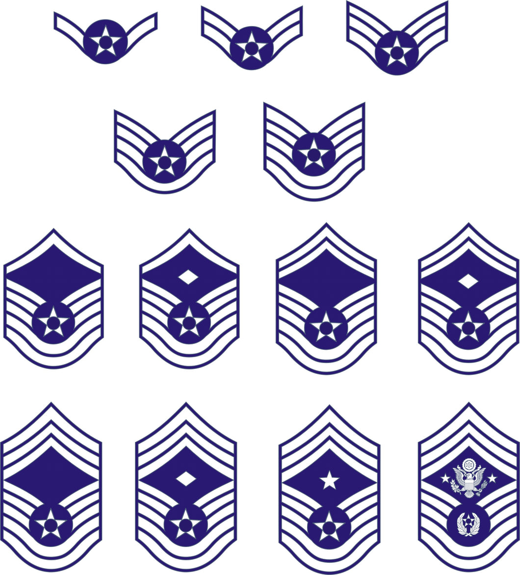 airforce enlisted ranks