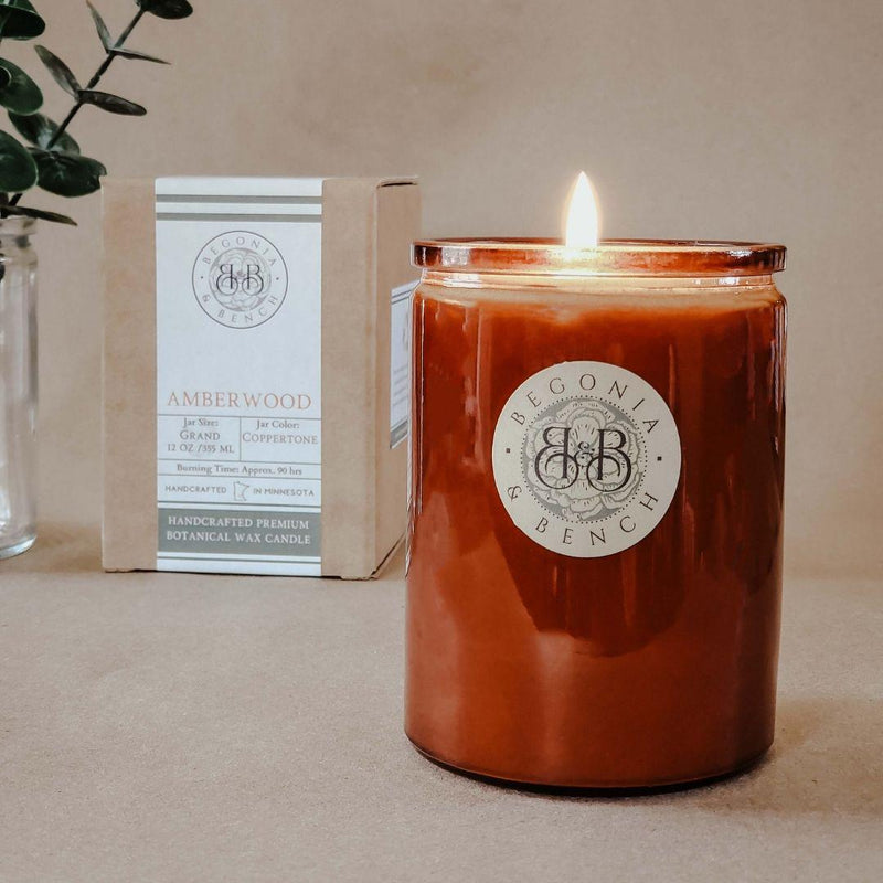 Amberwood - Artisan Candle - By Begonia & Bench®