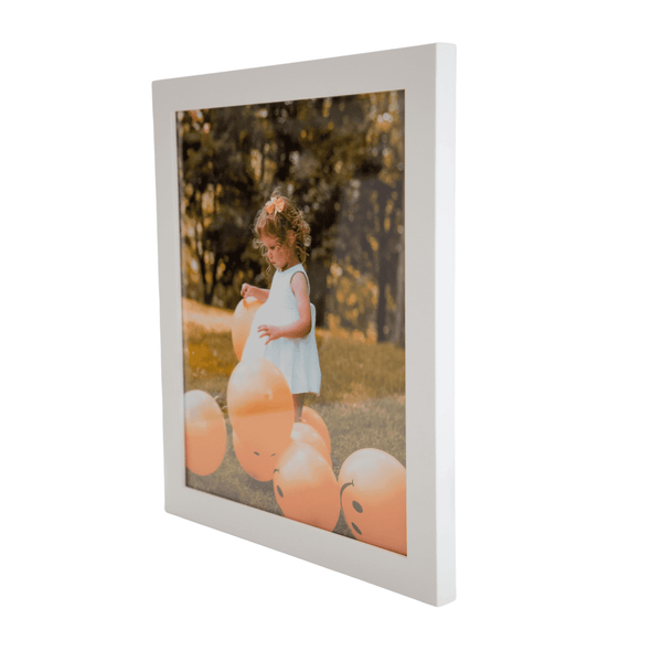 12x43 White Picture Frame For 12 x 43 Poster, Art & Photo - Modern Memory Design Picture frames - New Jersey Frame shop custom framing