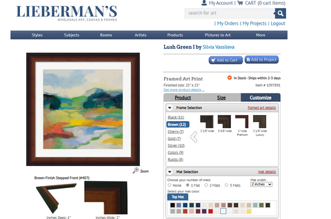 Liebermans.net wholesale art Interior Designers