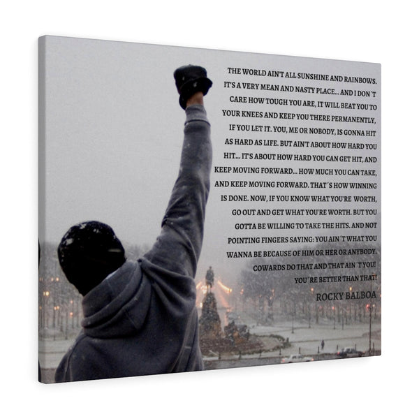 ROCKY BALBOA CANVAS ART PRINT WALL DeCOR Home Decor This inspira