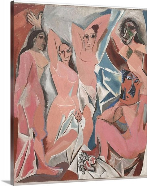 Les Demoiselles d'Avignon by Pablo Picasso Canvas Classic Artwork