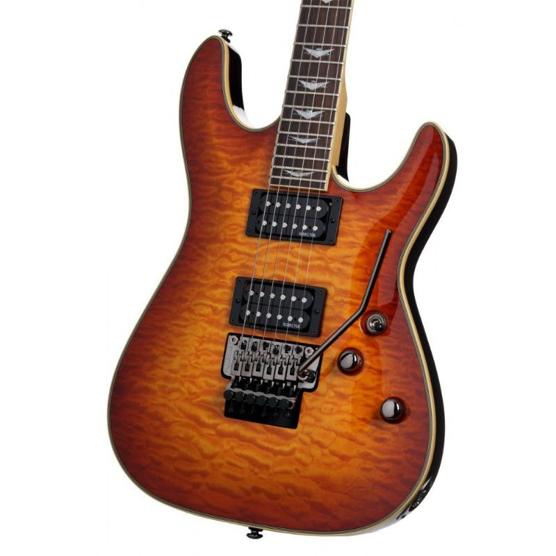 Schecter Omen Extreme Floyd Rose 6-String Full-Size Electric Guitar -  Vintage Sunburst 2029-SHC