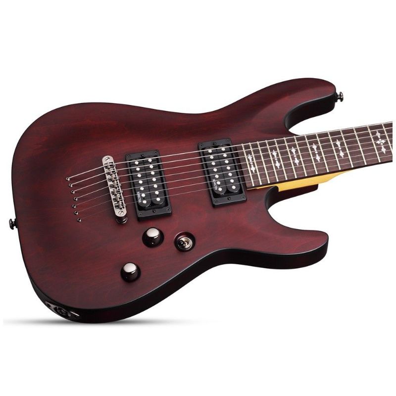 Schecter Omen-7 Walnut Satin WSN 7-String Electric Guitar 2068-SHC