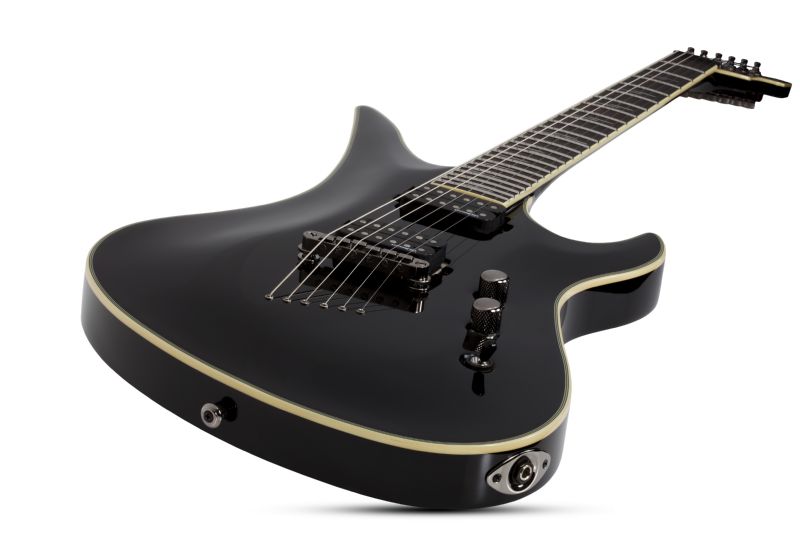 Schecter Avenger Blackjack Series Electric Guitar, Gloss Black