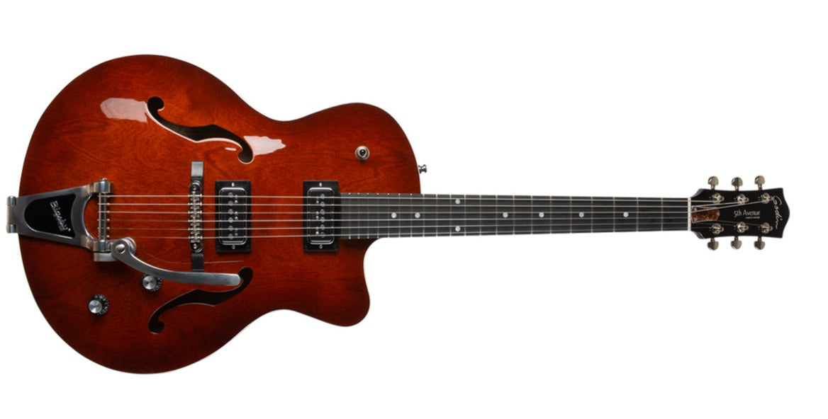 Godin 5th Ave Uptown Custom Havana Brown - The Guitar World