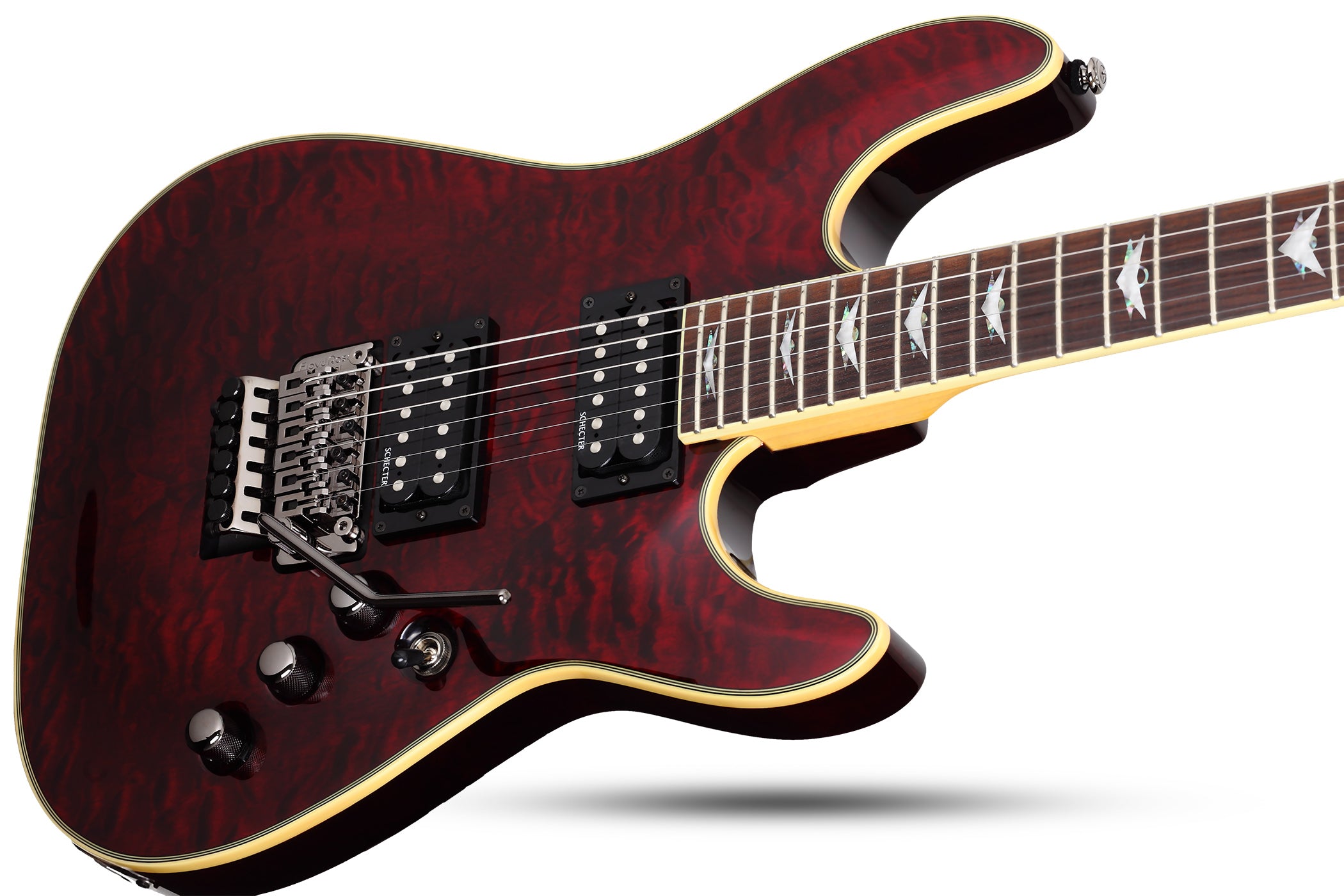 SCHECTER シェクター omen 6 fr フロイドローズ 楽器/器材 エレキ