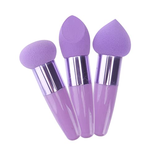FOMIYES Heart Shaped Puff 9 pcs Oblique Makeup Small and Wet Up