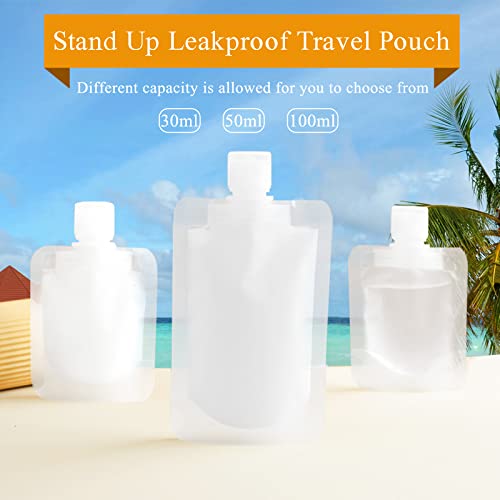 15 Pcs Travel Size Toiletries Bag,Portable Travel Fluid Makeup Packing –  TweezerCo