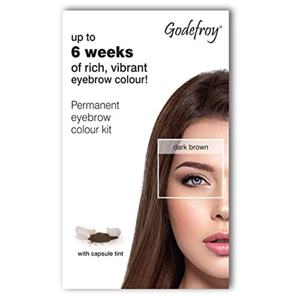 Godefroy eyebrow tint light brown краска для бровей