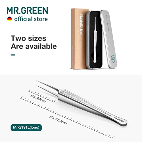 Pointed Tweezers Ingrown Hair Tweezers Precision Needle Nose Pointed  Tweezers Stainless Steel Blackhead Remover For Eyebrow Hair, Facial Hair  Removal