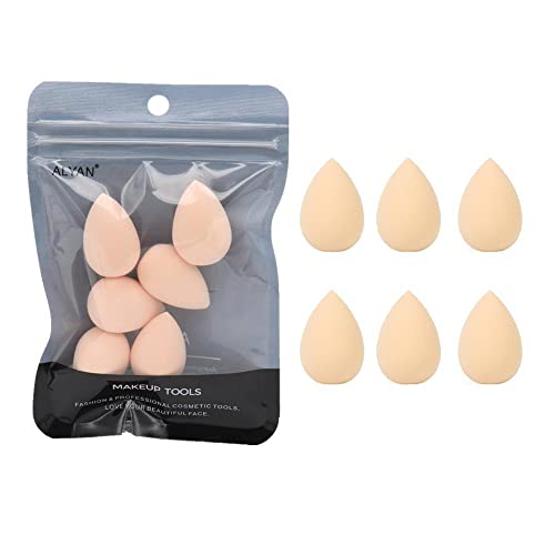 Snowflakes Mini Beauty Makeup Sponge Blender for Eyes , Small Makeup Sponges Under Eyes 6 Pcs,Latex Free.