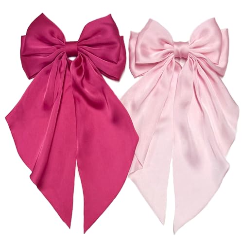 Hair Bows for Women Bow Hair Clips Cute Hair Ribbons with Long Tails G –  TweezerCo