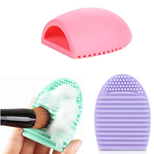 Makeup Brush Egg Cleaner washer Glove Egg Scrubber Cosmetic Cleaning 2pcs