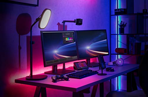 Elgato Light Strip - Smart Light with 16 million colours through RGBWW LEDs including Warm/Cold White, App-Control via iOS/Android, PC/Mac, Stream Deck, perfect for Gaming, Streaming and Home Setups  Elgato   