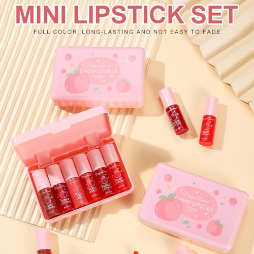 6 Colors Lip Stain Set,Korean Lip Gloss Watery, Multi-use Lip & Cheek –  TweezerCo