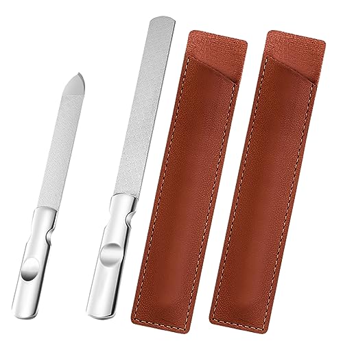 TIESOME 6Pcs Sword Nail File, Stainless Steel Metal Nail Files with No –  TweezerCo