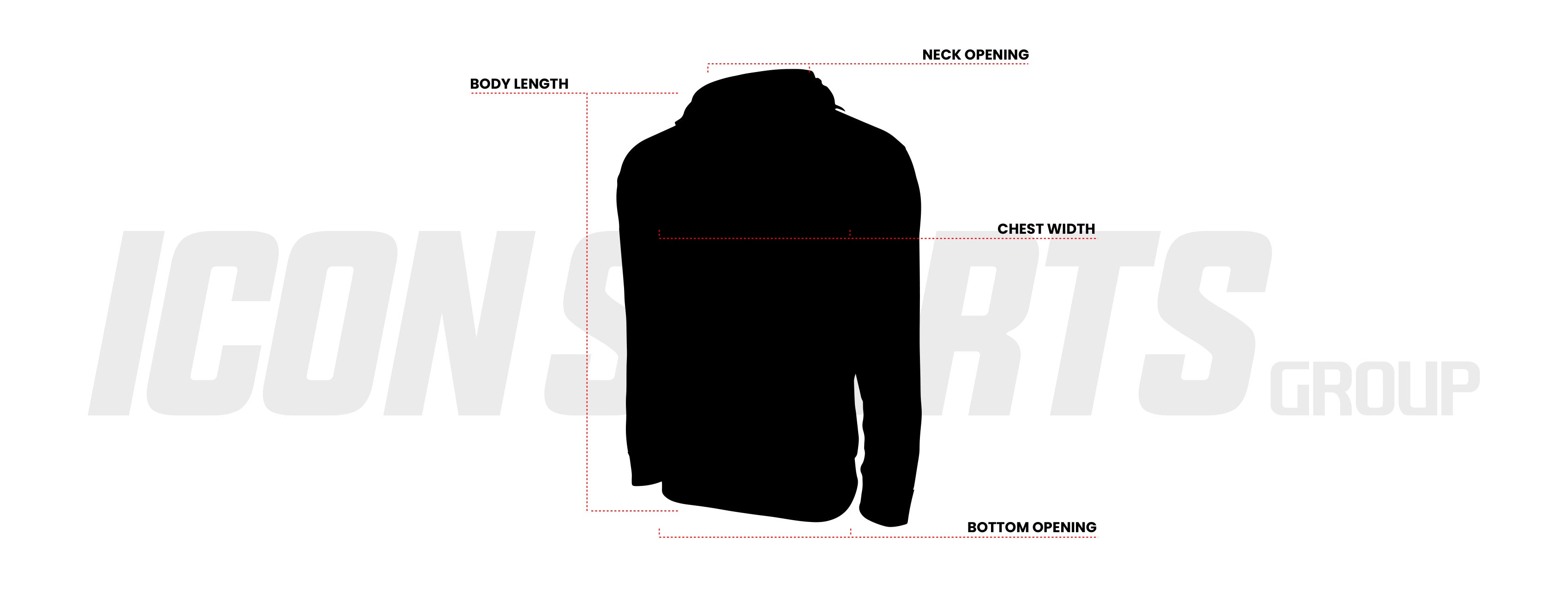 Youth Hoodie size chart