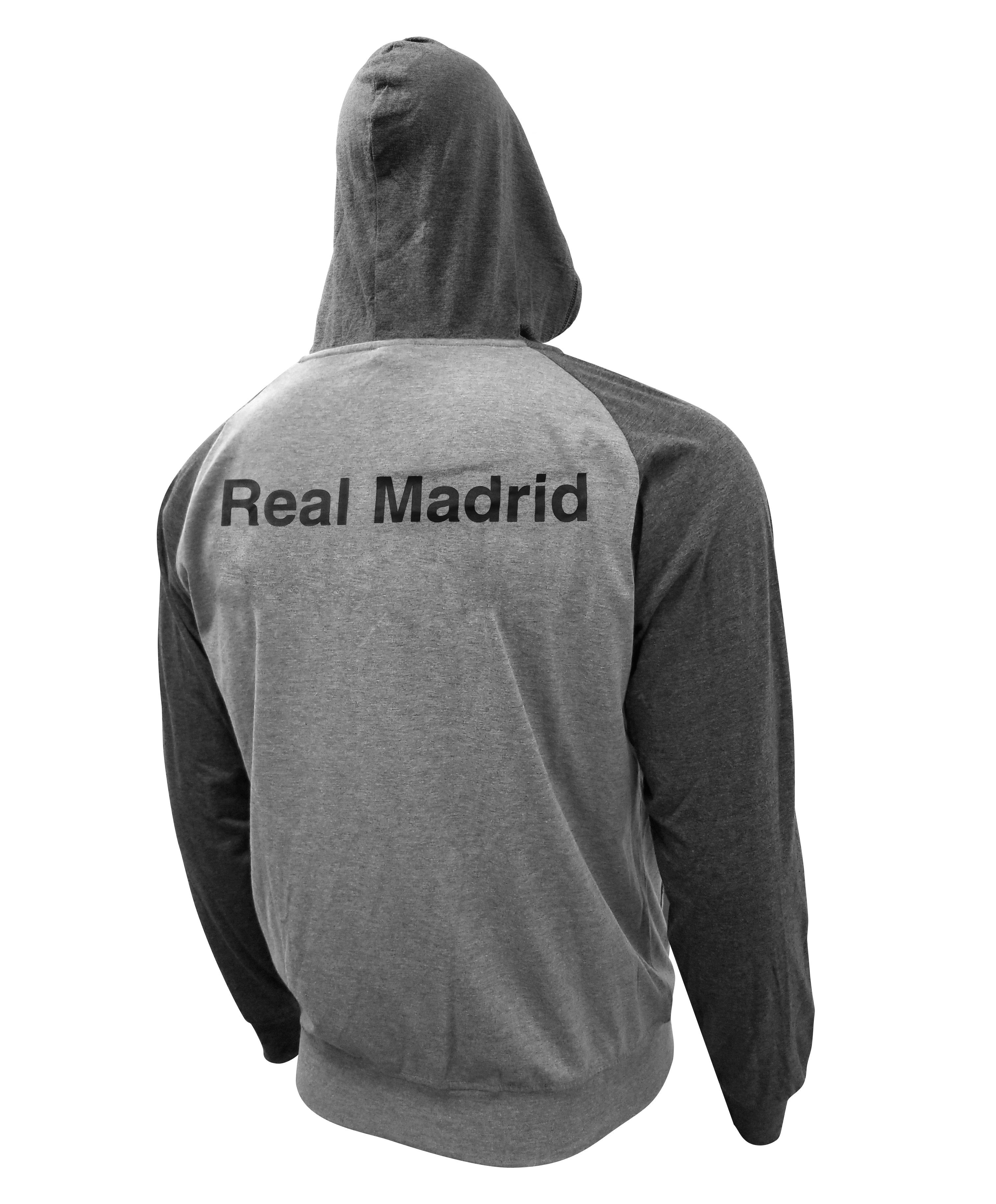 real madrid zip hoodie