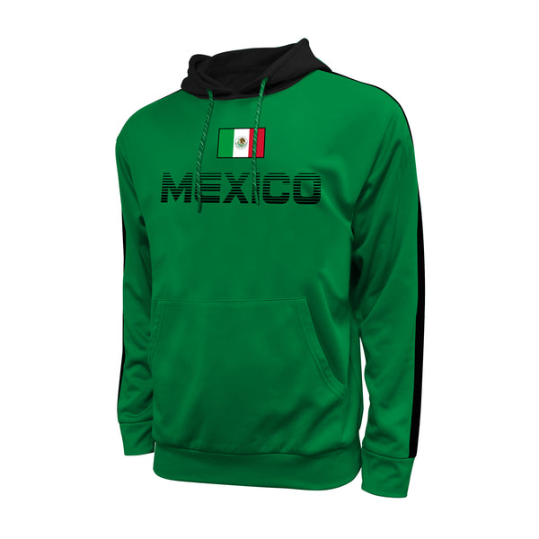 Mexico Adult Pullover Hooded Sweatshirt by Icon Sports