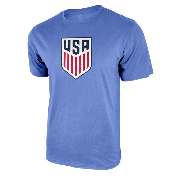 U S Soccer Usmnt Adult Distressed Solid Logo T Shirt
