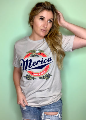 'Merica Graphic Tee - Shear Madness by Lyndz