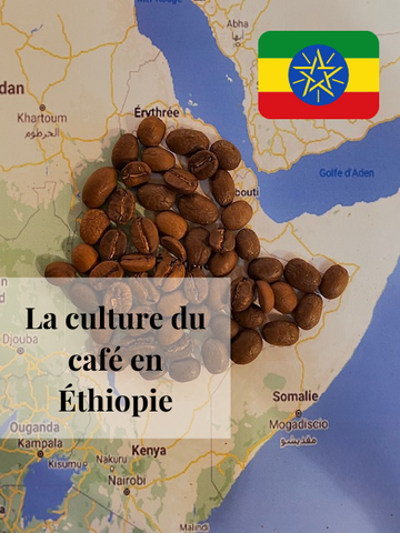La culture du café en Ethiopie carte