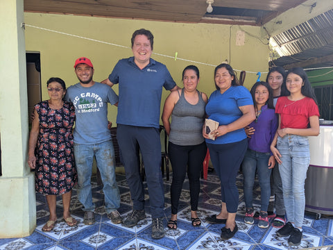 Famille de producteur au guatemala