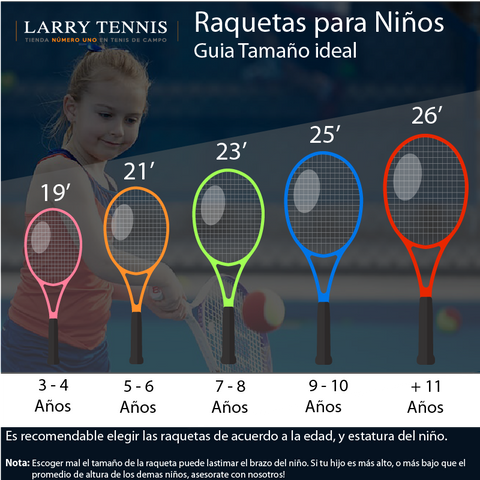 Guía para elegir raqueta tenis niño – Larry Tennis