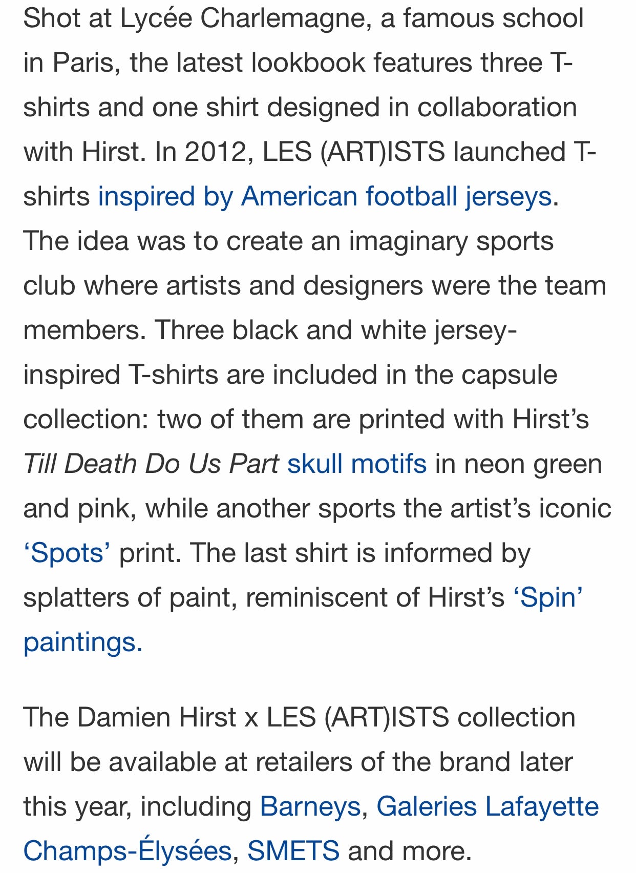 LES (ART)ISTS X Damien Hirst - HYPEBEAST