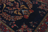 Antique Iran Mohajeran Sarouk Wool on Cotton 2'5'' x 4'9''