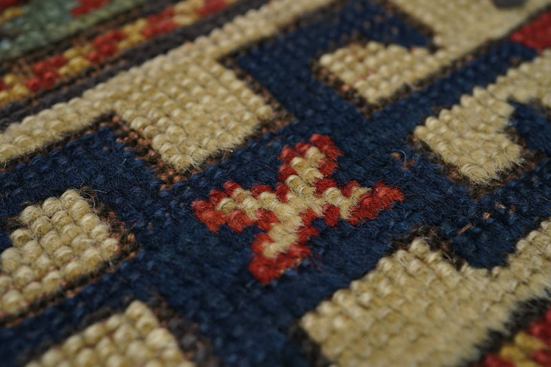 Antique Kazak Wool on wool 4'4'' x 7'9''
