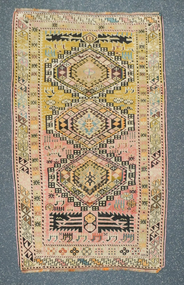 Caucasus Shirvan Wool on Cotton 2'11''x4'9''