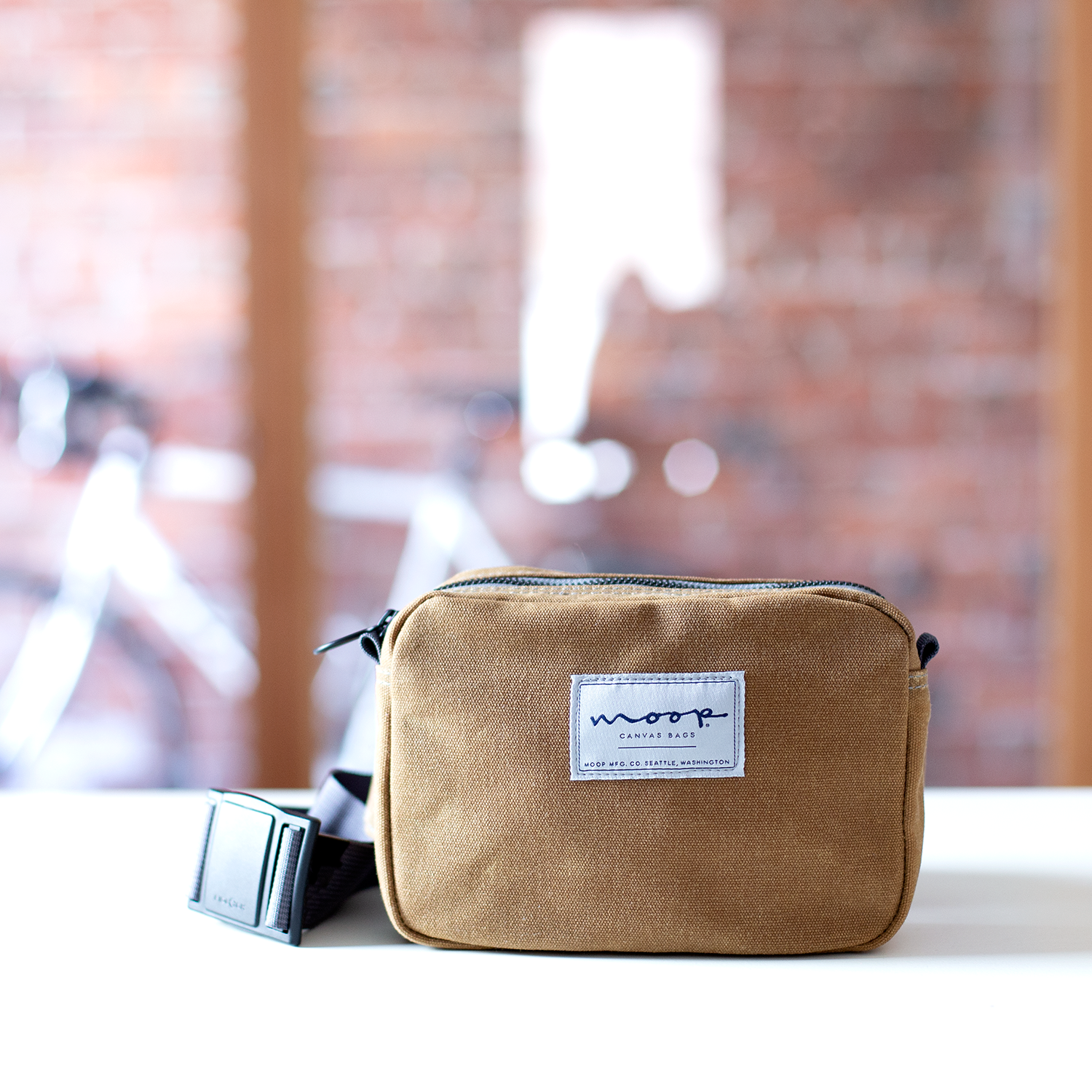waxed canvas fanny pack
