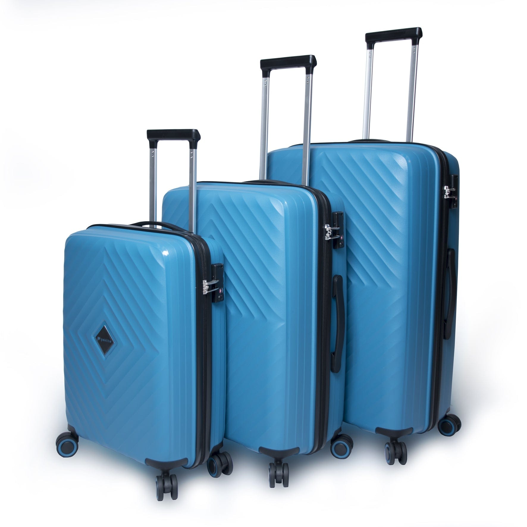 Paklite Altitude 3 Piece Luggage set Aqua for Sale ️ Lowest Price ...