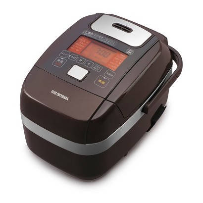 Iris Ohyama RC-IH30-T Pressure IH (Induction Heating) Rice Cooker – 3 Go  Capacity – Brown