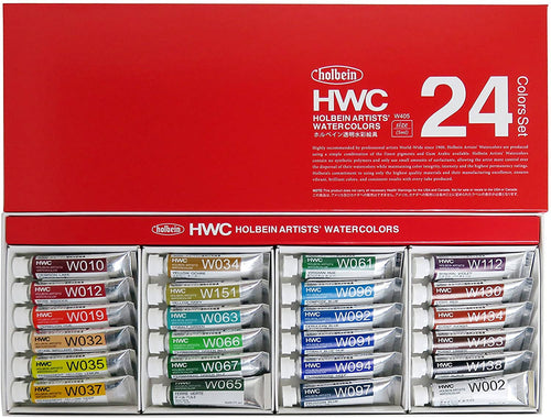 Holbein Artists Watercolors, Set of 60 5ml Tubes W411