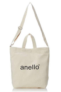 anello cotton canvas 2way tote bag