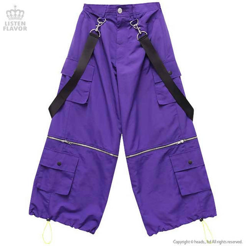 LISTEN FLAVOR Cargo Pants with Suspender Straps – Removable Bottoms – –  Allegro Japan