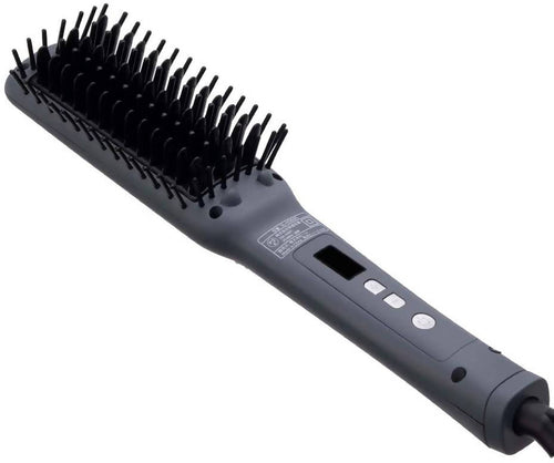 Salonia SL-012BKS Straight Wide Heat Brush – Max 210 ℃ - Negative Ion  Therapy – Black