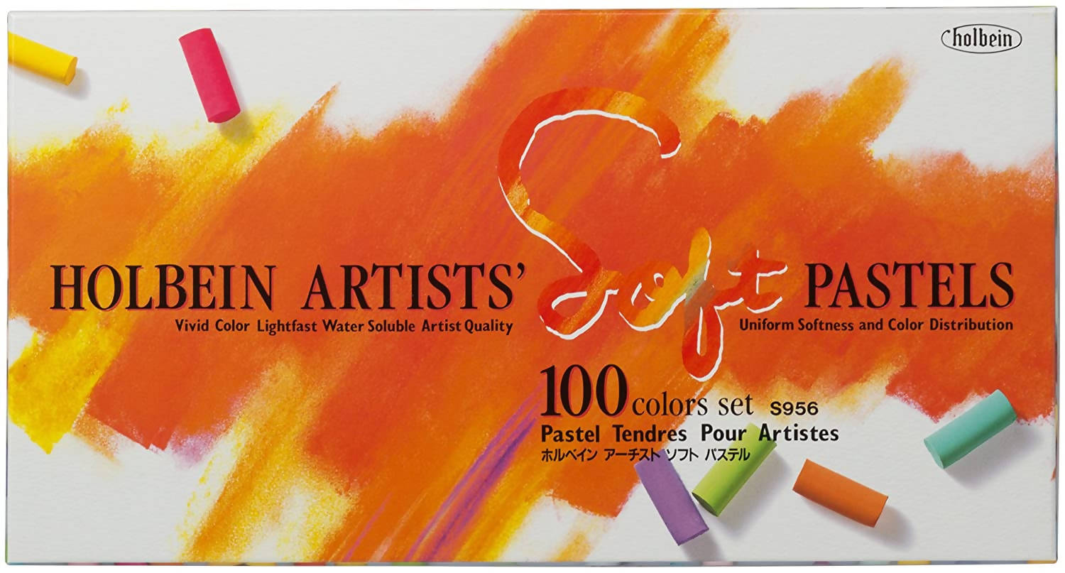 Holbein Artists' Soft Pastels 100 Color Set – S956 – Allegro Japan