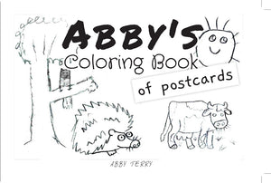 Abby coloring book of postcards