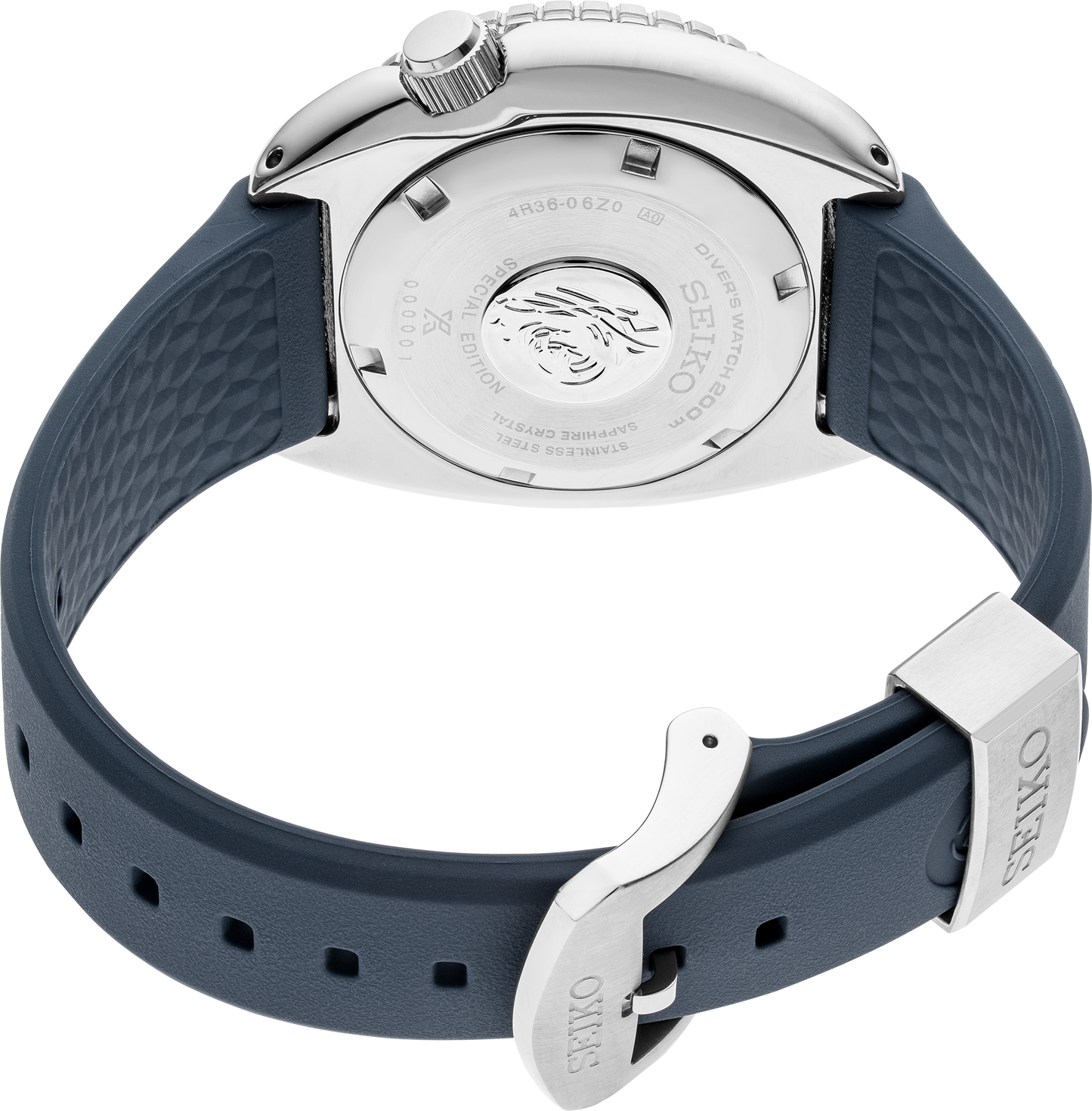 Seiko Men's Automatic Prospex Diver Dark Blue Silicone Strap Watch 45m –  Wolf Fine Jewelers